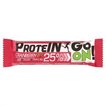 Go On Protein szelet inulinnal áfonya-goji-tejcsoki 50g
