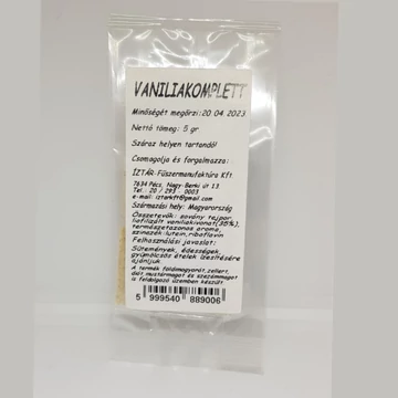 Íz-tár Vanilia komplett por 5g