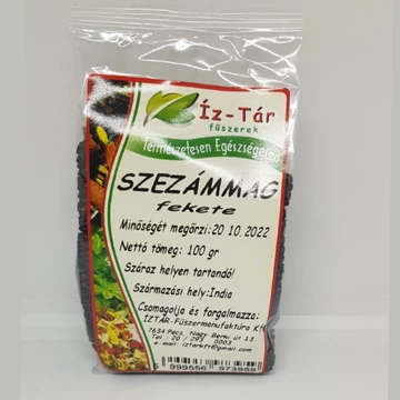 Íz-Tár Szezámmag fekete 100g
