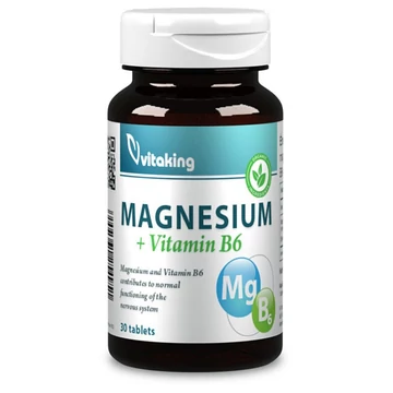 Vitaking Magnésium+B6 vitamin 150mg +B6 tabletta 30x