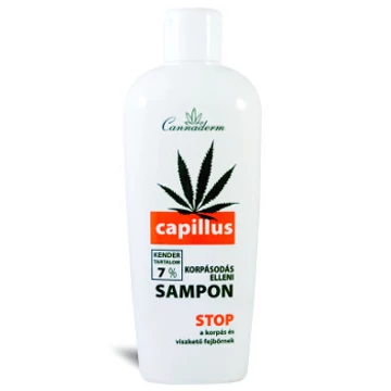 Cannaderm Capillus sampon 7% korpásodás ellen 150ml