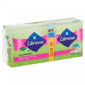 Libresse egészségügyi betét szárnyas aloe vera normál 10x