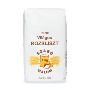 Szabó Rozsliszt RL90 világos 1kg