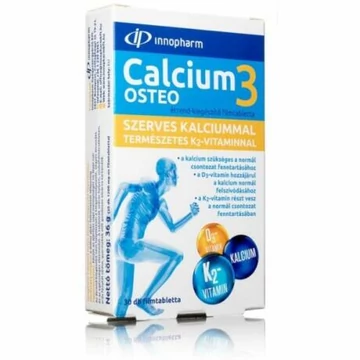 Innopharm calcium 3 osteo tabletta CA+K2+D3 30x