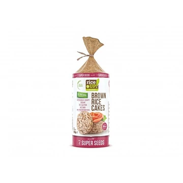 Rice Up puffasztott szelet 7 szupermagvas gluténmentes Barnarizs 120g