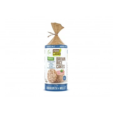 Rice Up puffasztott szelet köles-amarant gluténmentes Barnarizs 120g