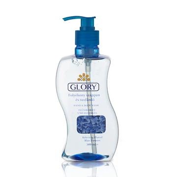 Glory folyékony szappan és tusfürdő kék virág 500ml