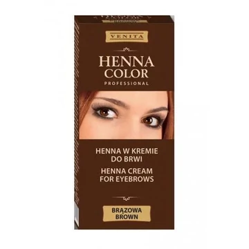 Henna Color Szempilla és szemöldök festék barna3 zselés 15g