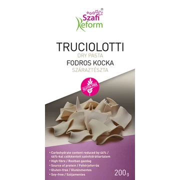 Szafi Reform gluténmentes száraztészta fodros kocka 200g