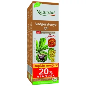 Naturstar vadgesztenye gél forte DUPLA 2x60ml 120ml