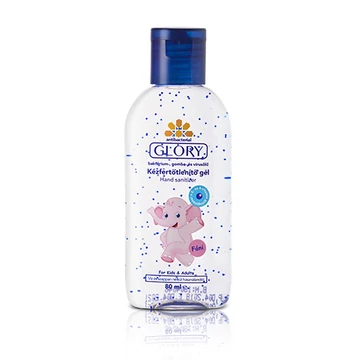 Glory antibakteriális kézfertőtlenítő gél Kids Fáni 80ml