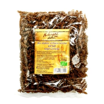 Naturgold bio alakor ősbúza tészta orsó teljes őrlésű 250g