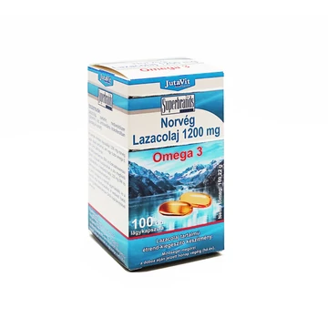 Jutavit norvég lazacolaj 1200 mg lágykapszula 100x