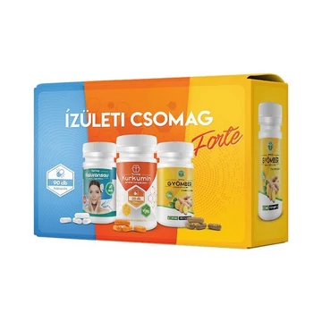 Tenmag Ízületi csomag Forte Kurkumin+gyömbér+hyaluronsav 90x