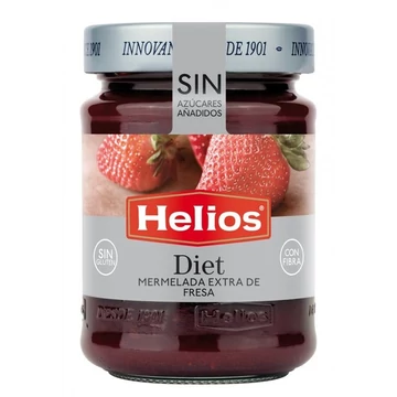 Helios Eper extradzsem édesítőszerrel 280g