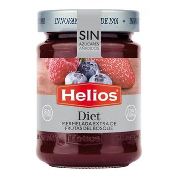 Helios Erdei gyümölcsös extradzsem édesítőszerrel 280g
