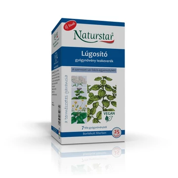 Naturstar Lúgosító gyógynövény teakeverék 25x1g 25g