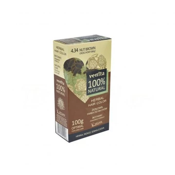 Venita 100% natural gyógynöv porhajfesték 4,34 mogyoró 100g