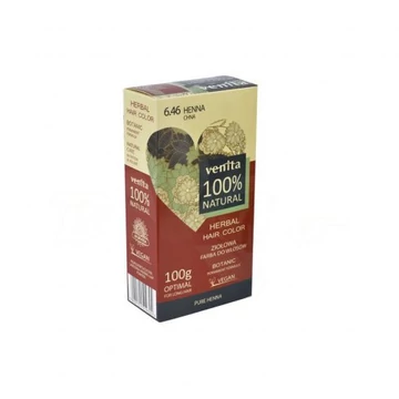 Venita 100% natural gyógynöv porhajfesték 6,46  henna 100g