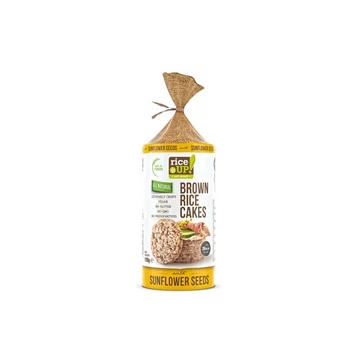 Rice Up puffasztott szelet napraforgómaggal Barnarizs 120g
