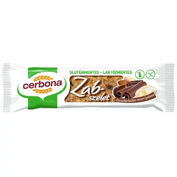 Cerbona zabszelet gluténmentes csoki marcipán 40g