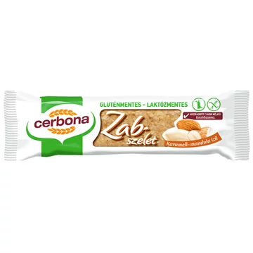 Cerbona zabszelet gluténmentes karamell mandula HCN 40g