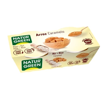 NaturGreen bio rizsdesszert karamell 2*125g 250g