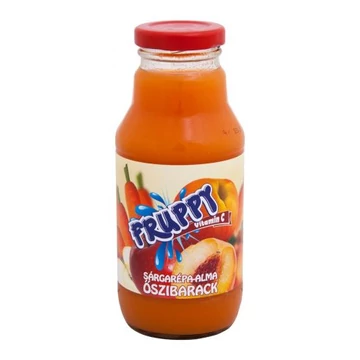 Fruppy vitamin c sárgarépa-alma-őszibarack ital 330ml