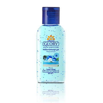 Glory antibakteriális kézfertőtlenítő gél tengeri 50ml