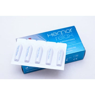 Hemorrelax kúp aranyér kezelésre 10db