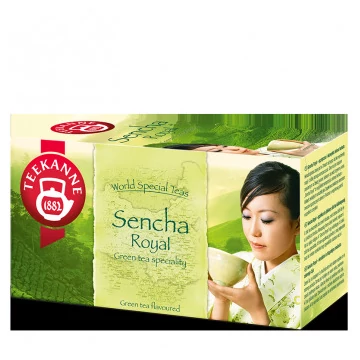 Teekanne Sencha Royal zöld tea filteres 20x