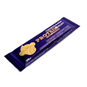 Majomkenyér proteinszelet epres-citromos csokoládés 35g