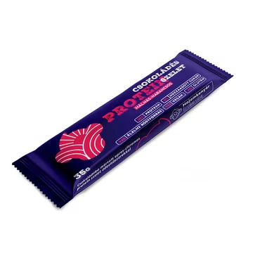 Majomkenyér proteinszelet málnás-narancsos csokoládés 35g