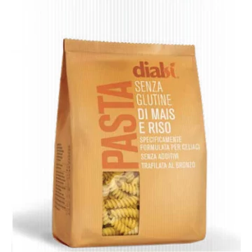Dialsi gluténmentes kukorica-rizstészta fusilli 400g