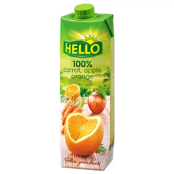 Hello Sárgarépa-narancs-alma 100% 1l