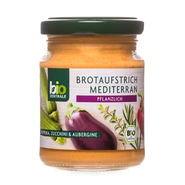 Bio-Zentrale bio mediterrán kenyér pástétom üveges 125g