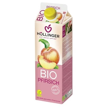 Höllinger bio őszibarack nektár 50% 1l