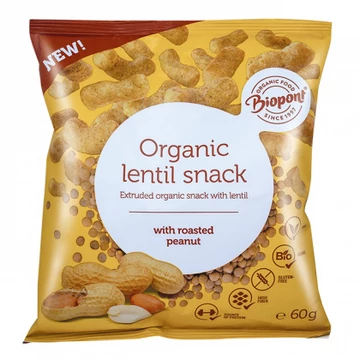 Biopont Extrudált Lencse földimogyorós gluténmentes 60g