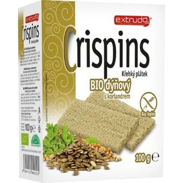 Extrudo bio ropogós rizsszelet tökmag-koriander 100g