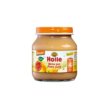 Holle bio bébiétel körte gluténmentes 125g