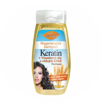 Bione keratin+búzacsíra regeneráló hajsampon B1,B2,B6 260ml