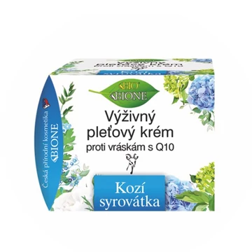 Bione Kecsketej+Q10 tápláló,ránctalanító arckrém 51ml