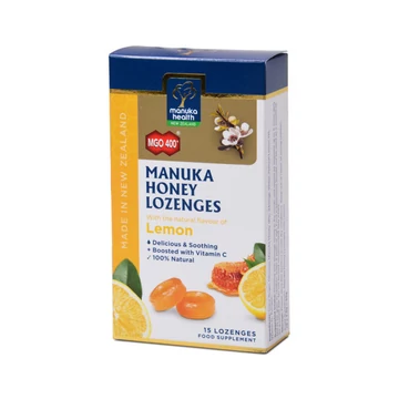 Apiland Manuka MGO 400+ mézes cukorka citromos 65g