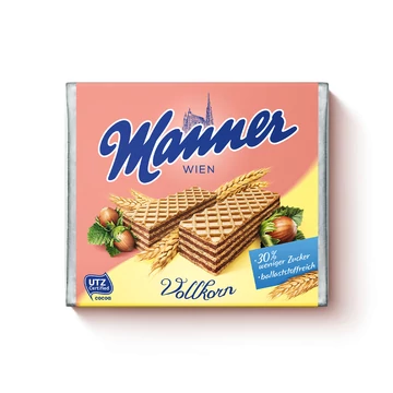 Manner teljes kiőrlésű ostya mogyorós 75g