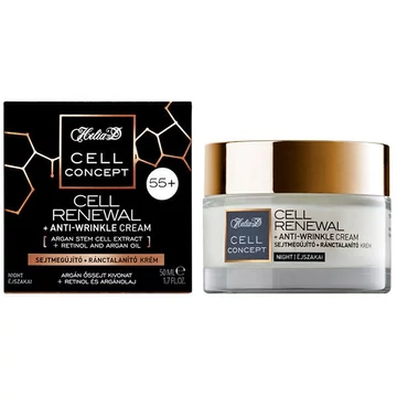 Helia-D sejtmegújító+ránctalanító éjszakai krém 55+ 50ml