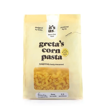 Its us Gretas kukorica száraztészta szarvacska 200g