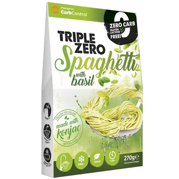 Forpro zero kalóriás tészta spaghetti bazsalikommal 270g