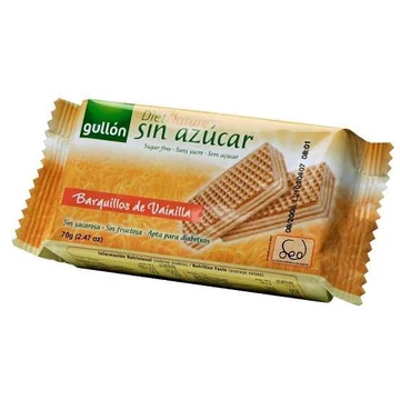 Gullon diabetikus nápolyi vaniliás Barquillos de vanilia 60g