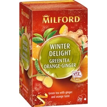 Milford zöld tea winter delight narancsos-gyömbéres 20x