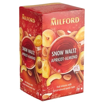 Milford gyümöLcstea snow waltz sárgabar.-mandula-puncs 20x